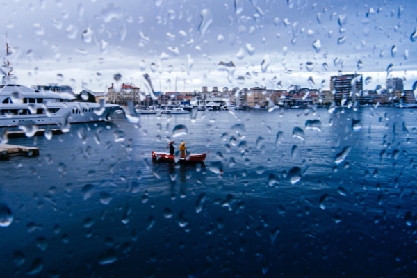 Zadar by rain 