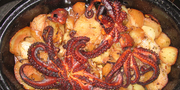 Dalmatian Cuisine – Octopus under peka